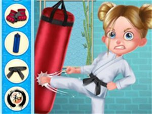 Karate Girl School Confidence