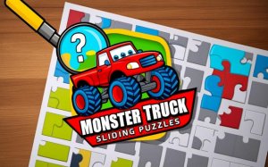 Monster Truck Sliding Puzzles - Brain Training Online Game