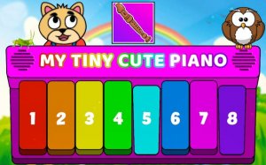 My Tiny Cute Piano: Kids Music Learning Game Online
