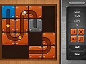 Slide and Roll Puzzle Game