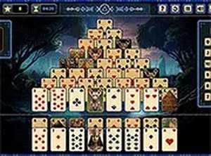 Pyramid Card Match Strategy Game
