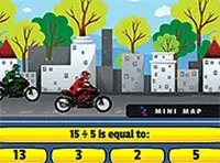 Bike Racing Math Division Arcade