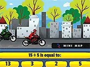Math Division Racing Game