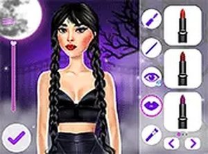 Wednesday Dark Academia Makeover Game
